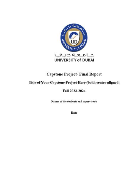 Capstone Project Final Report Template | PDF