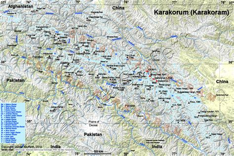 √ Karakoram Range Karakorum Map - Popular Century