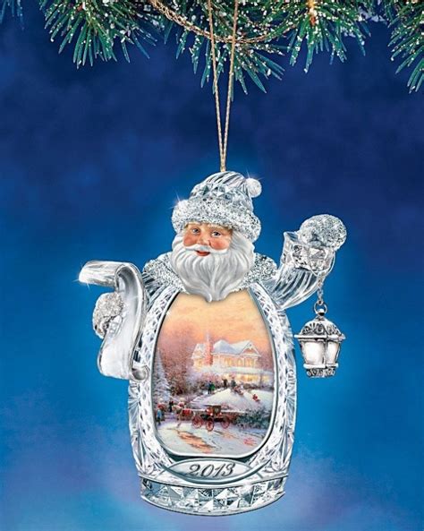 Thomas Kinkade Crystal Ornament | Christmas