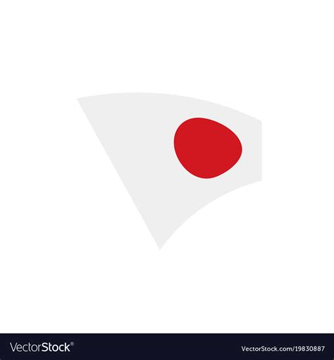 Japan flag Royalty Free Vector Image - VectorStock