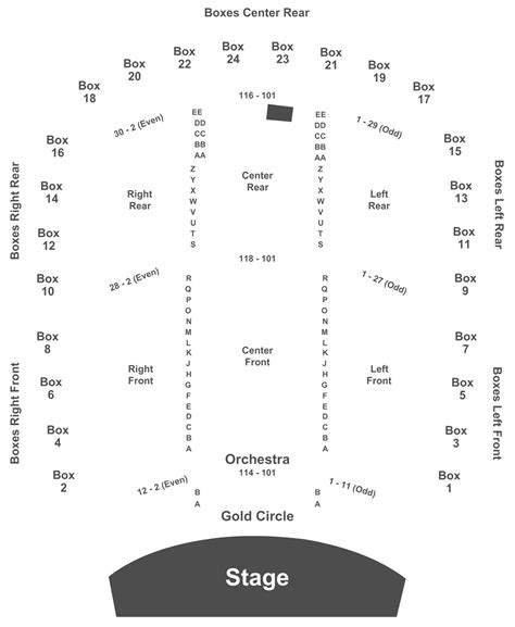 Artis Naples Seating Chart