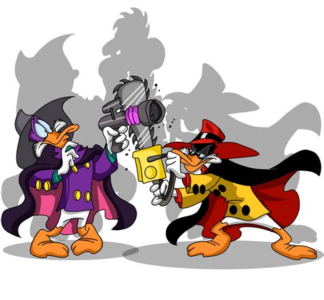 Darkwing Duck and NegaDuck by KimmyArtMLP on DeviantArt