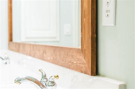 How To Frame A Bathroom Mirror With Wood – Everything Bathroom