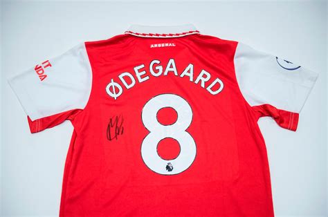 Martin Odegaard SIGNED Arsenal F.C. Shirt Genuine Signature AFTAL COA – Piece of Fame