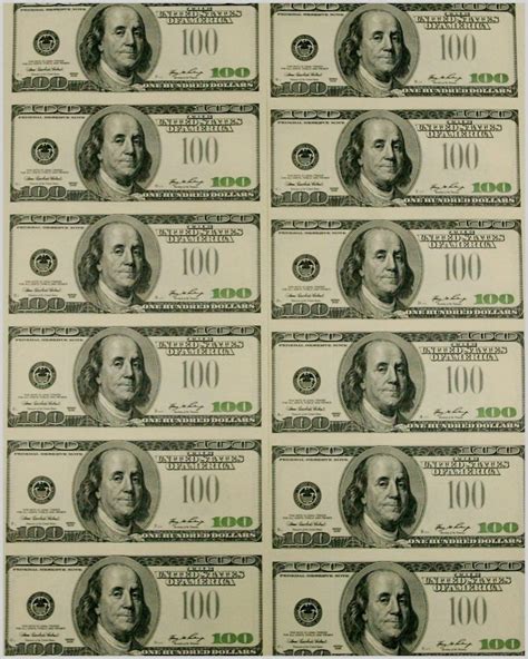 Fake Dollars Printable - Masterprintable - Free Printable 100 Dollar Bill | Free Printable A to Z