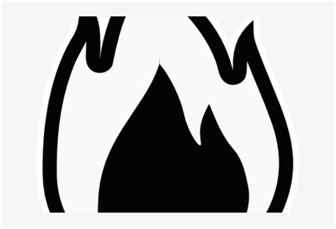 Fire Flames Clipart Outline - Flame Black And White Transparent PNG ...