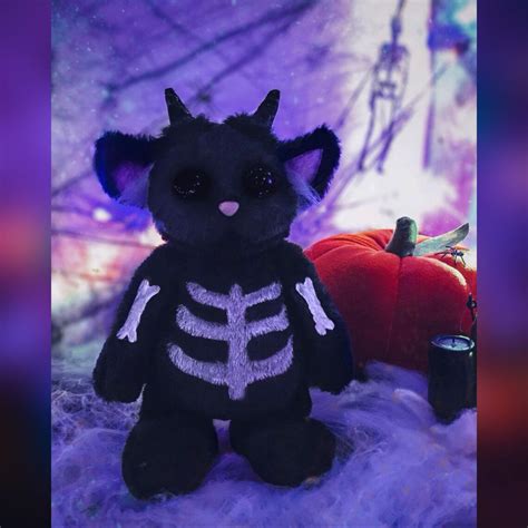 Spooky skeleton Ned plushie | Etsy