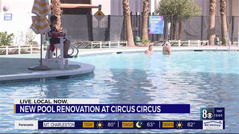 New Pool Renovation at Circus Circus - YouTube