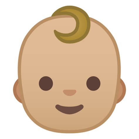 👶🏼 Bebé: Tono De Piel Claro Medio Emoji