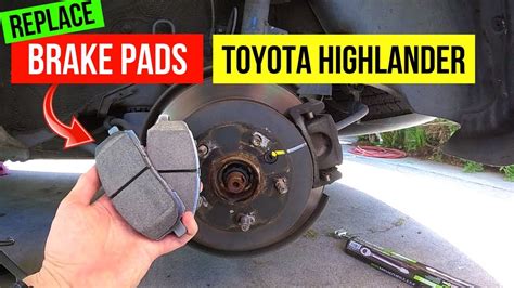 Toyota Highlander Brake Pads And Rotors Cost