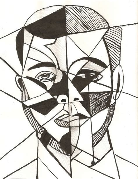 Cubist self-portrait | Art-Ed-GCSE-Portraits-Identity | Pinterest ...