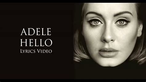 Adele - Hello (Lyrics) - YouTube