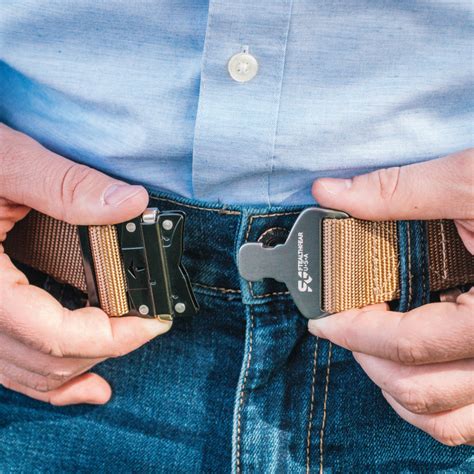 StealthGearUSA Nylon Slim Buckle EDC Belt