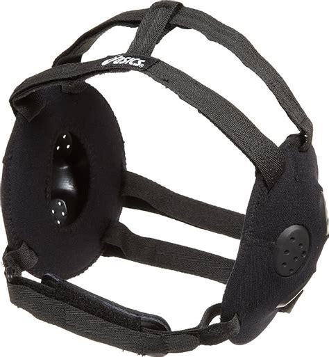 Amazon.com : ASICS Gel® Headgear, Black, One Size : Wrestling Head Gear ...