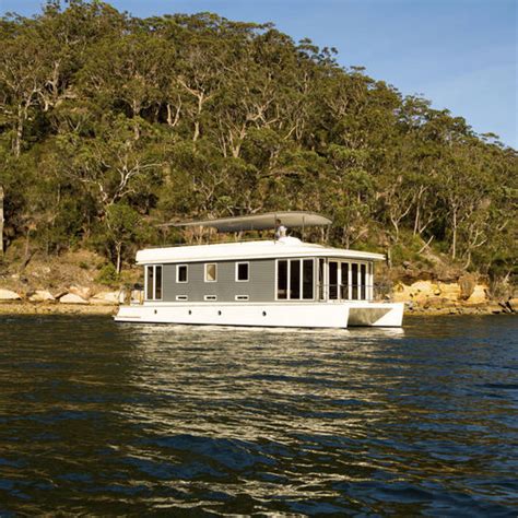 Catamaran houseboat - eco weekender - Mothership Marine - inboard / electric