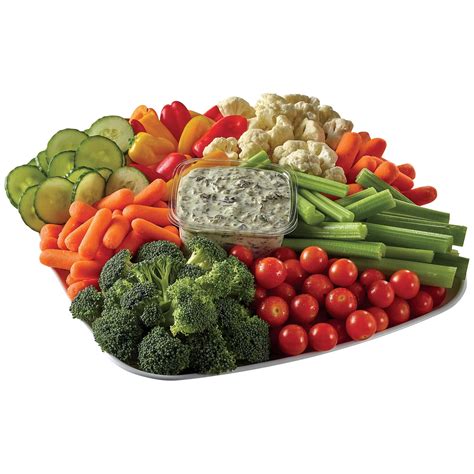 H-E-B Large Veggie Party Tray - Garden Spinach Dip - Shop Standard party trays at H-E-B