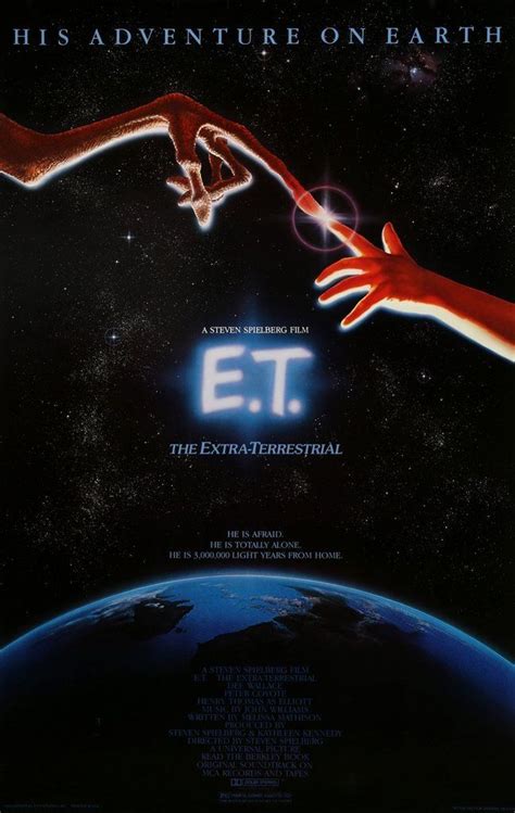 E.T. The Extra Terrestrial (1982) Original One-Sheet Movie Poster | Famous movie posters, Best ...