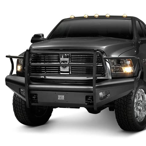 Fab Fours® - Dodge Ram 1994-2002 Black Steel Elite Full Width Front HD ...