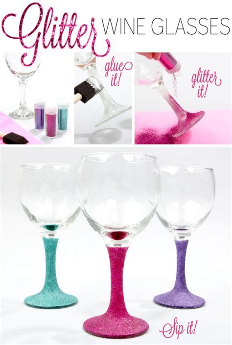 15 Painted Wine Glass Projects To Use At DIY Gifts