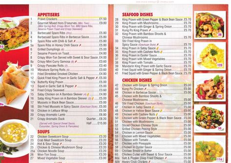 Menu at China Palace fast food, Prescot, 13 Market Place