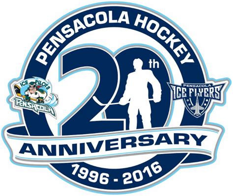 Pensacola Ice Flyers Anniversary Logo - Southern Pro Hockey League ...