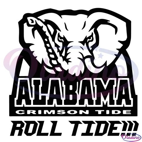 Alabama Crimson Tide Roll Tide Svg Digital File, Alabama Football Svg