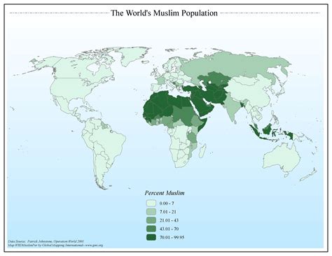 Understanding The Global Landscape: Shia And Sunni Populations On The World Map - Saturn Maps ...