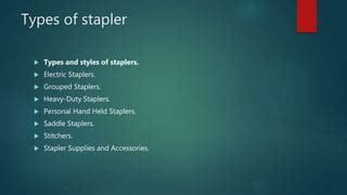 Stapler | PPT