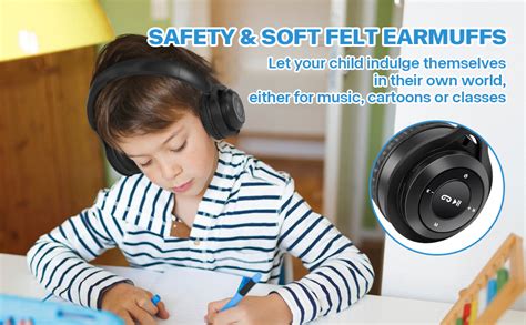 Amazon.com: Kids Bluetooth Headphones, Wireless Headphones for Kids ...