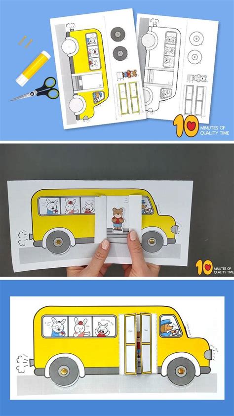 The wheels on the bus craft – Artofit