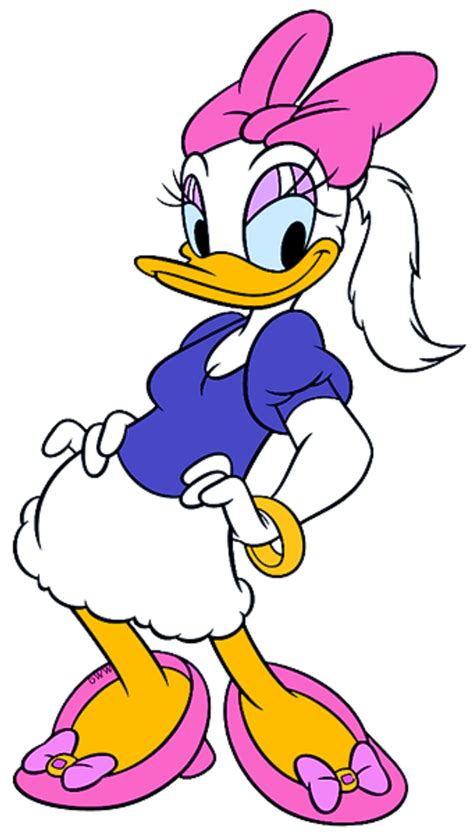 Daisy Duck Wearing a Ponytail by MMMarconi127 on DeviantArt