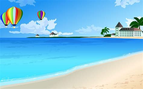Cartoon Beach Wallpapers - Top Free Cartoon Beach Backgrounds - WallpaperAccess