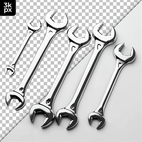 Premium PSD | Wrenching tools Isolated on Transparent Background