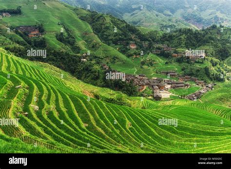 Dazhai village Stock Photo - Alamy