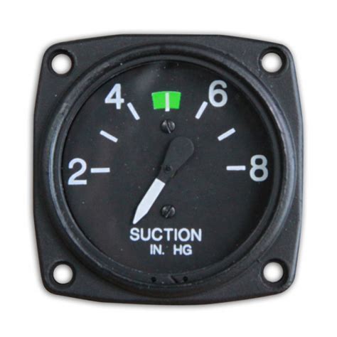 2-1/4 UMA Suction Gauge 2-8 HG from Aircraft Spruce Europe