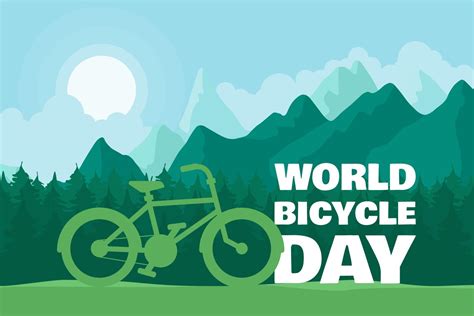 World Bicycle Day Illustration 2272921 Vector Art at Vecteezy