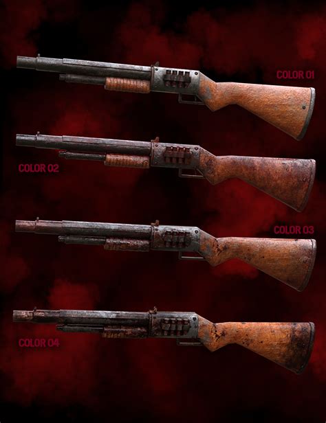 Zombie Weapons Set | Daz 3D