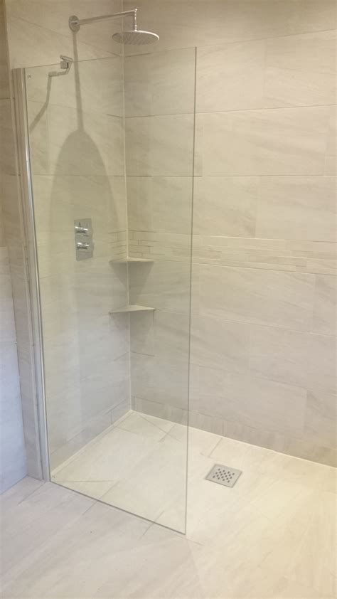 Traditional shower tray installation in Leeds by Village Plumbing with ...