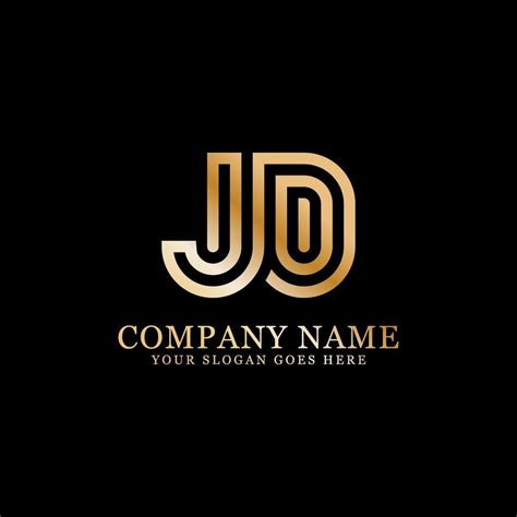 JD monogram logo inspirations, letters logo template 17266784 Vector ...