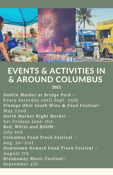 Events In & Around Columbus 2021