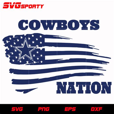 Dallas Cowboys Nation svg, nfl svg, eps, dxf, png, digital file – SVG ...