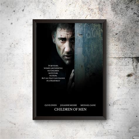 Quadro A4 Poster Children Of Men | Elo7 Produtos Especiais