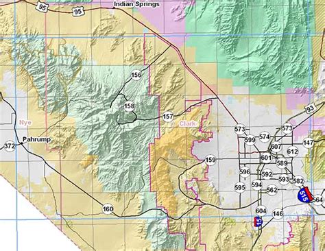 Map Of Clark County Nevada Maping Resources - Bank2home.com