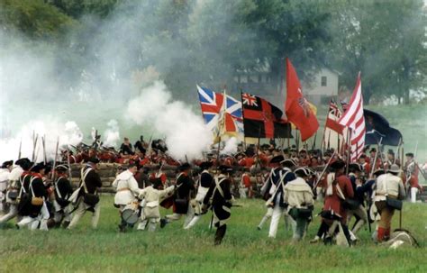 reenactment of the battle of saratoga