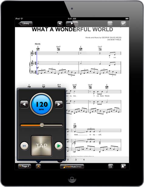 Sheet Music Direct® iPad Sheet Music App - Digital Sheet Music and Guitar Tab App for the iPad