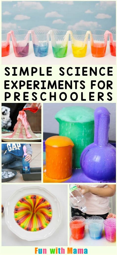 simple science experiments for preschoolers that are fun with mama