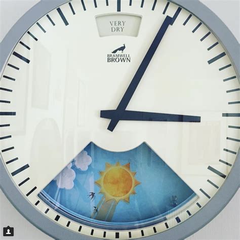 Weather Clock | Unique wall clocks, Clock, Clock wall decor