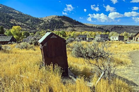 Ghost town of bannack, bannack state park, bannack, montana, historic ...