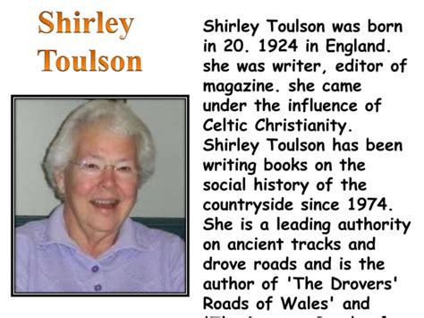 A photograph shirley toulson