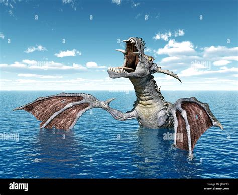 The sea dragon mythology hi-res stock photography and images - Alamy